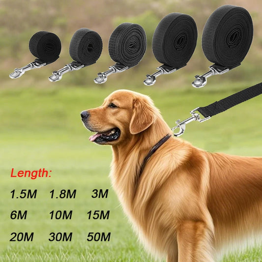 Long Nylon Dog Training Leash 10m/15m/20m - Heavy Duty - Deribla Store