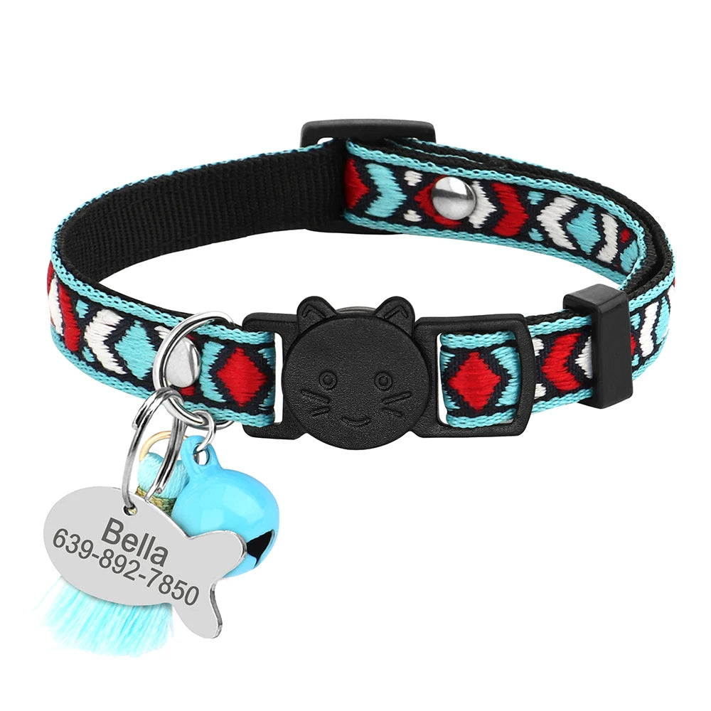 Personalized Cat Collar Breakaway