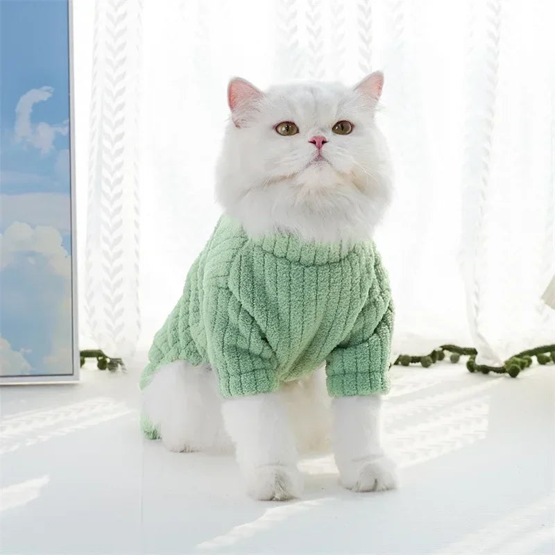 Winter Pet Plush Dog Jumpsuit