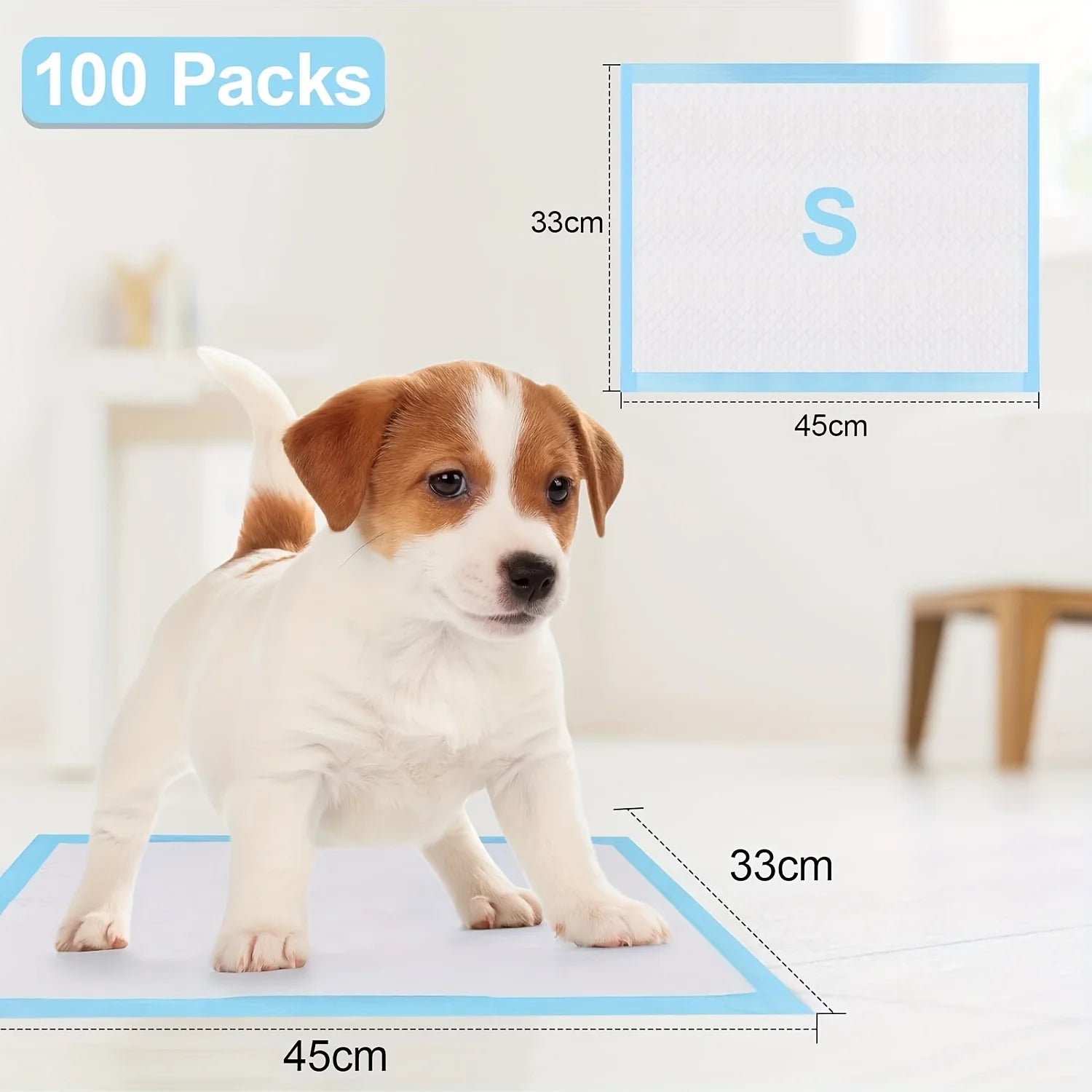 Pet Training Pads - Thickened Absorbent Dog Diapers 100/200 Pcs - Deribla Store