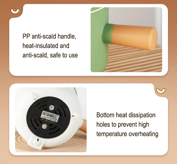 Electric Multifunction Cooker - 1.5L Mini Hot Pot with Non-Stick Pan (110V/220V) - Deribla Store