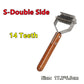 Professional Dog Dematting Comb - Wooden Handle Knot Remover Brush for Dogs & Cats - Deribla Store