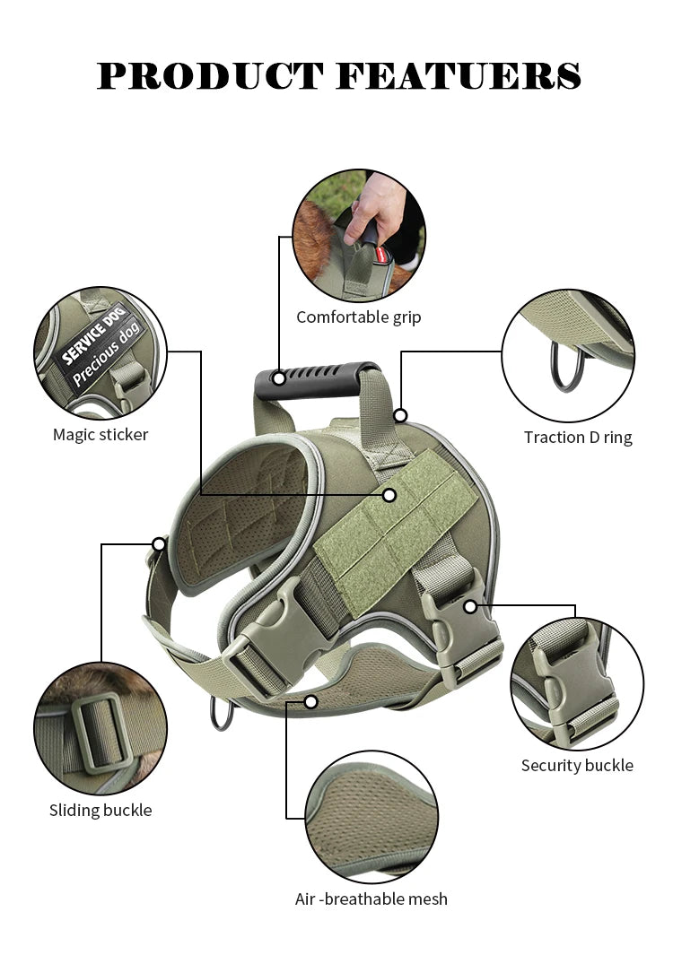 Tactical Dog Harness