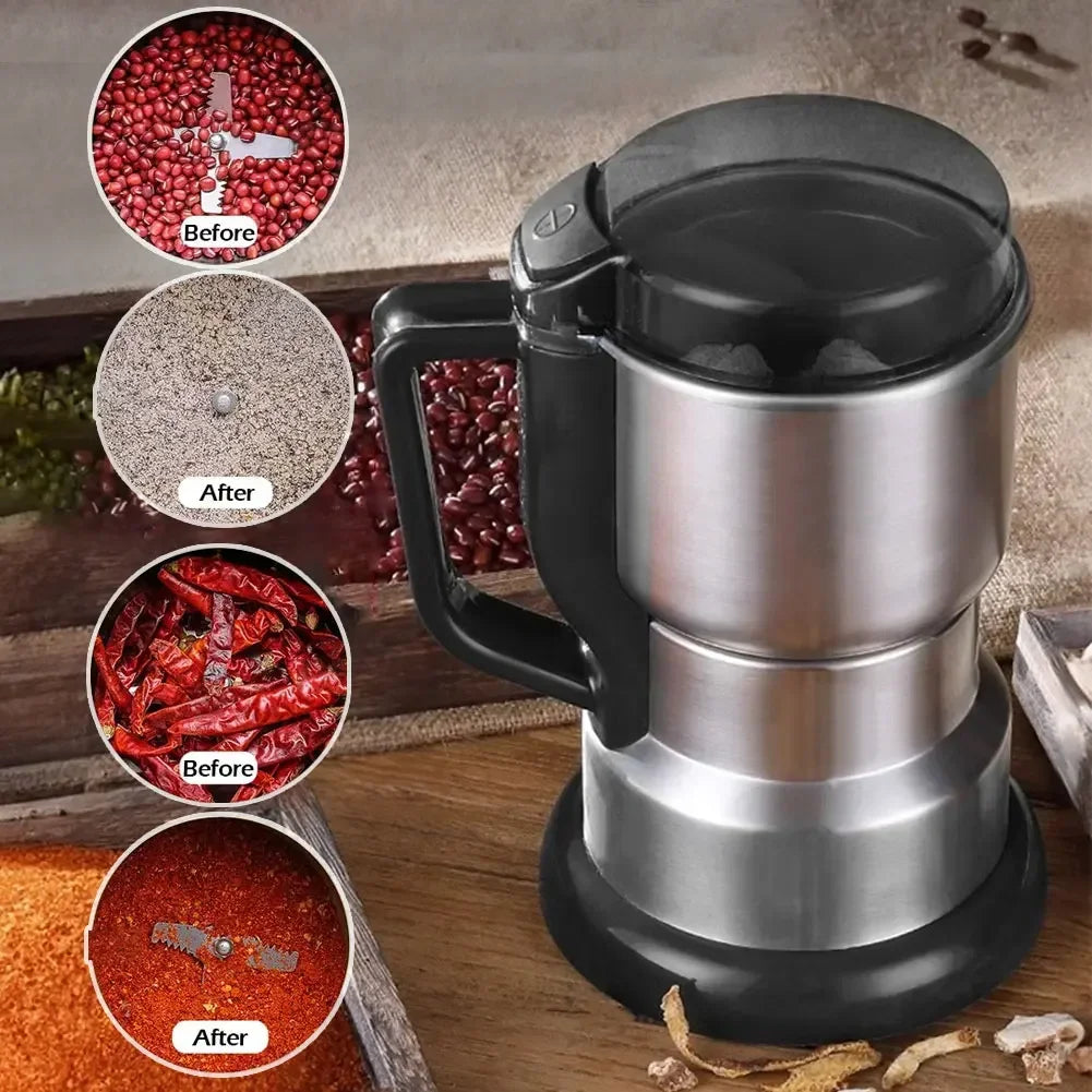 Electric Coffee Grinder 600ml 300ml - Multifunction Spice Mill - Deribla Store