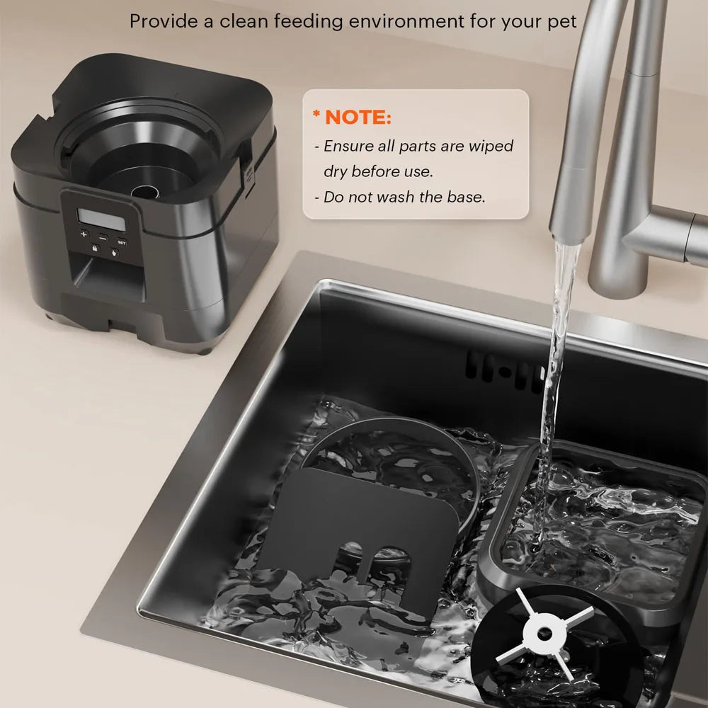 Smart Automatic Pet Feeder - Timed Portion Control Slow Food Dispenser for Dogs & Cats - Deribla Store