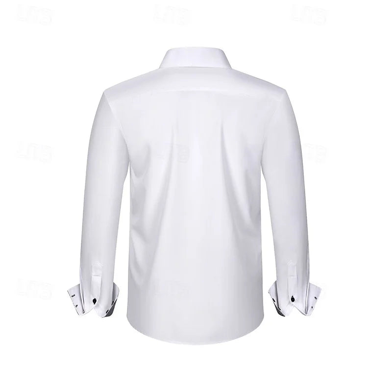 Men's formal shirt button down shirt wrinkle-resistant wedding