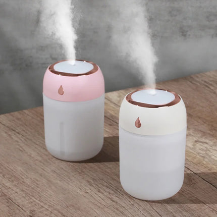 Portable Mini Humidifier Aroma LED