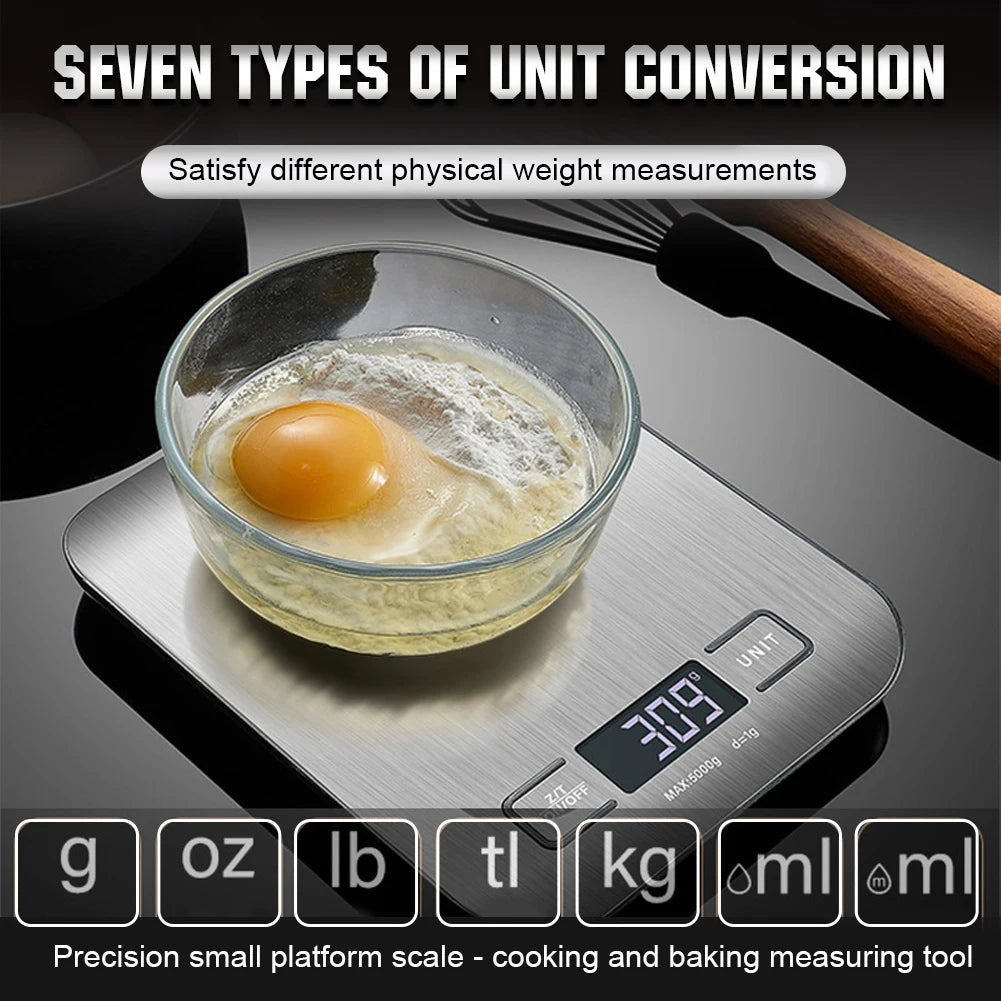 Precise Platform Scale USB Charging Kitchen Food Scale Multifunction