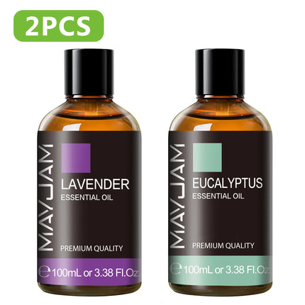 Pure Plant Essential Oil - 100ml Aromatherapy 53 Scents