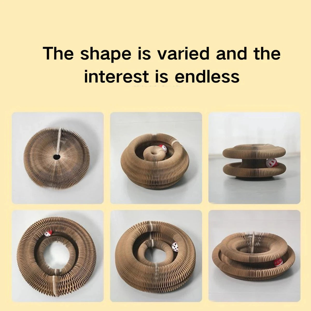 Magic Organ Cat Scratcher - Interactive Accordion Toy & Eco-Friendly Cardboard - Deribla Store