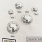 Wall Disco Ball Mirrored Designs Metallic Home Decor Mirror Ball