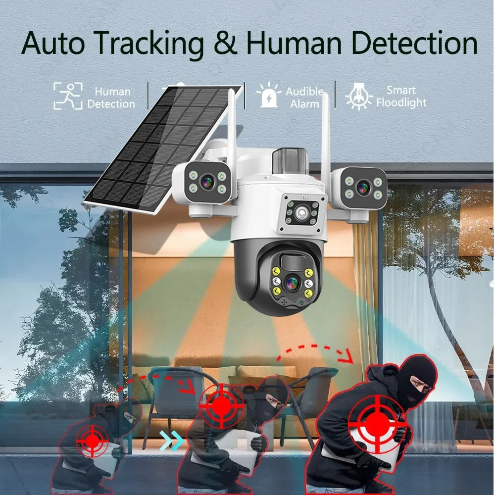 4G Solar Security Camera