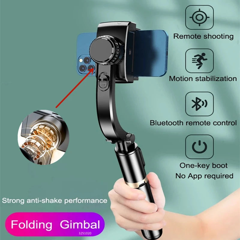 Gimbal Stabilizer Selfie Stick