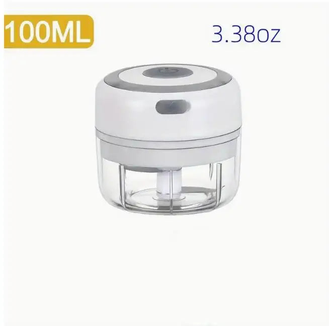 Electric Mini Garlic Chopper USB Rechargeable - Meat Grinder - Deribla Store