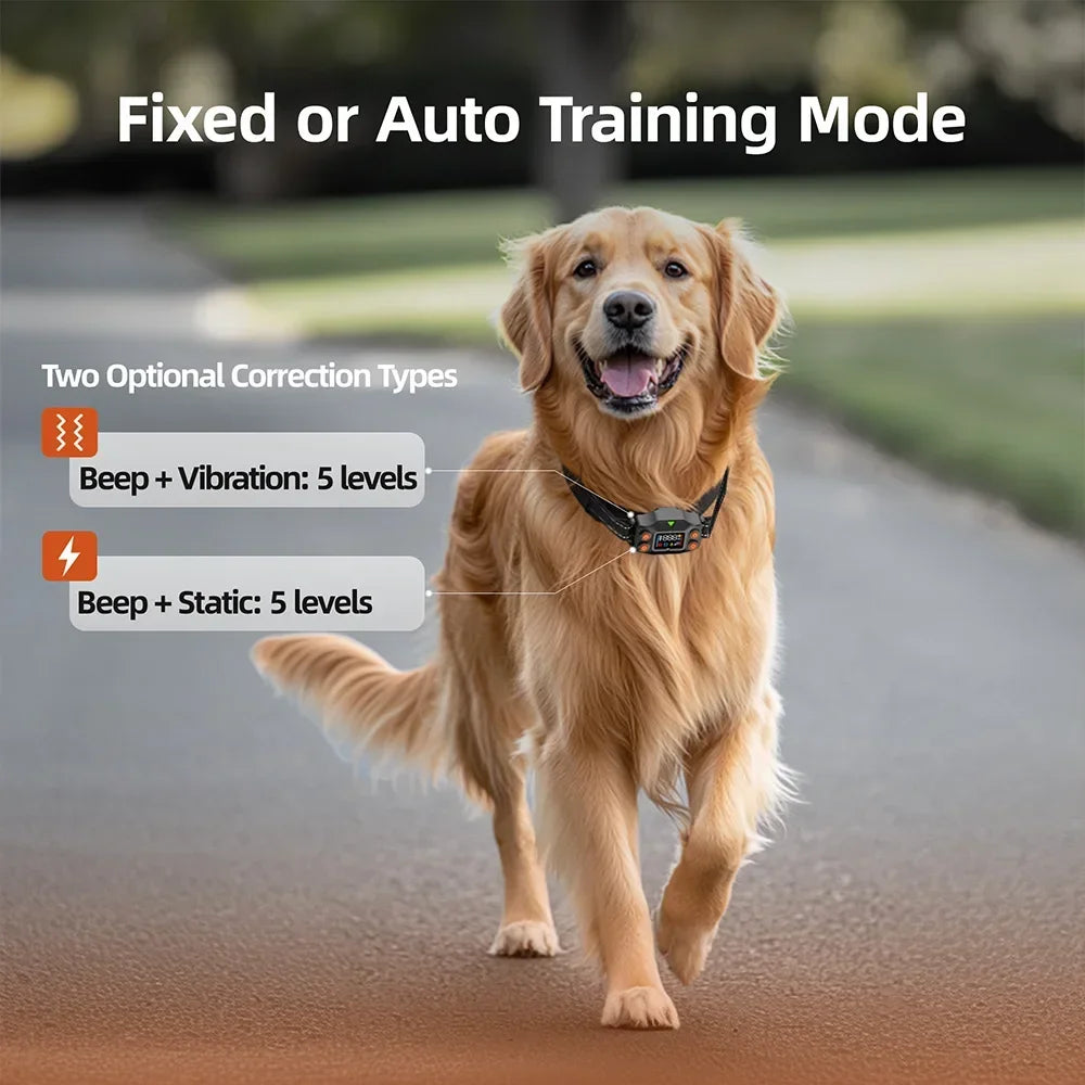 Smart GPS Wireless Dog Fence - Waterproof Electronic Training Collar with OLED Screen - Deribla Store