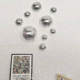 Wall Disco Ball Mirrored Designs Metallic Home Decor Mirror Ball