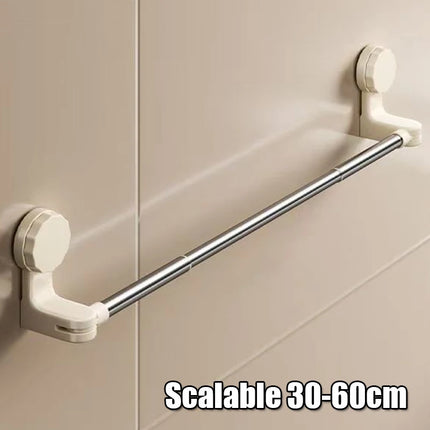 Retractable Suction Cup Towel Bar