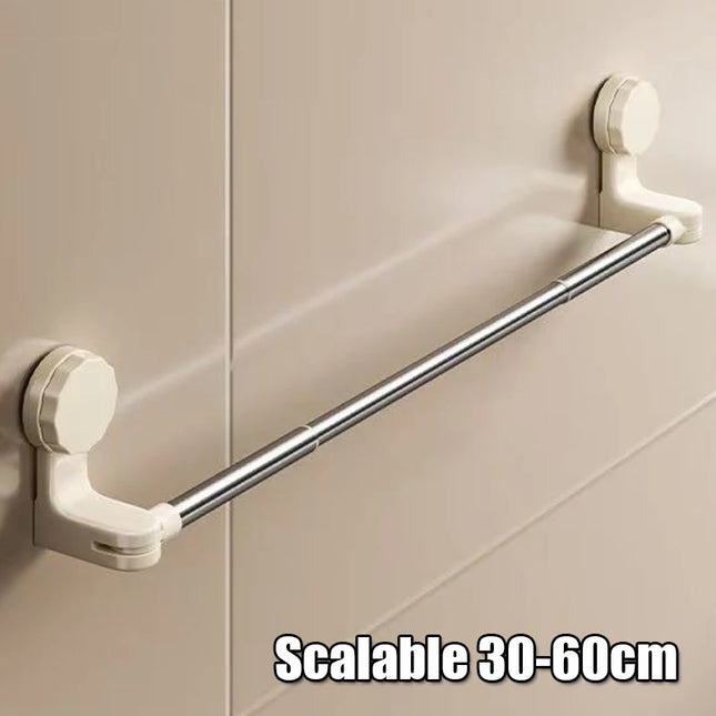 Retractable Suction Cup Towel Bar