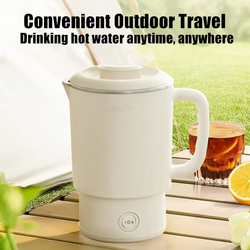 Mini Folding Kettle 0.6L Portable 600W - Travel Electric - Deribla Store