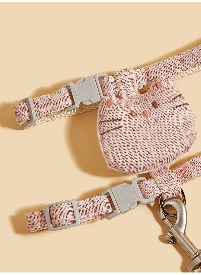 Cat Harness & Leash Set - Adjustable Vest for Walking Cats & Small Dogs - Deribla Store