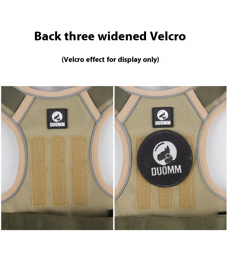 Anti-Pull Reflective Dog Harness - Multi-Point Adjustable No-Pull Vest - Deribla Store