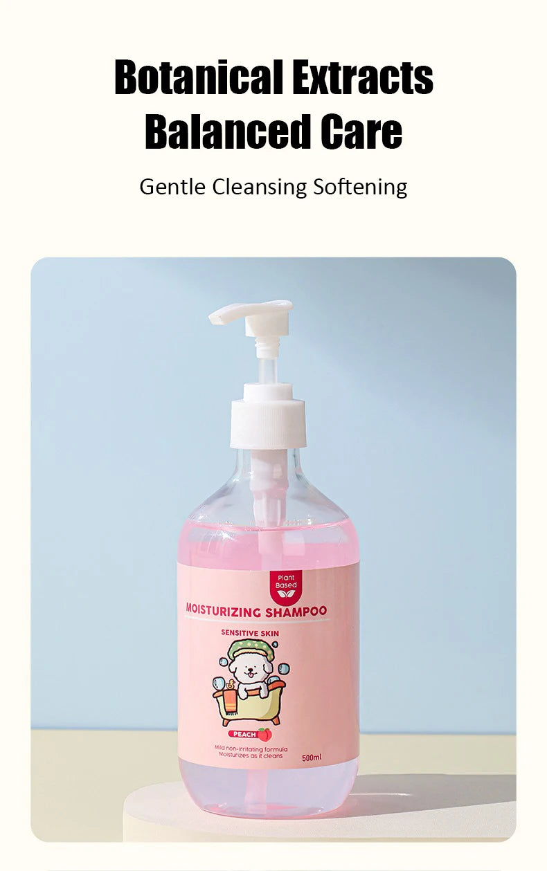 500ML Cat Dog Shower Gel - 2-in-1 Deodorizing Shampoo for Smooth & Tangle-Free Fur - Deribla Store