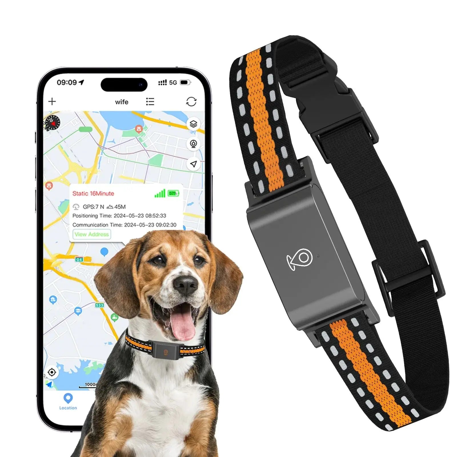 4G GPS Pet Tracker Collar