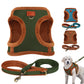Warm Dog Harness Leash Set 