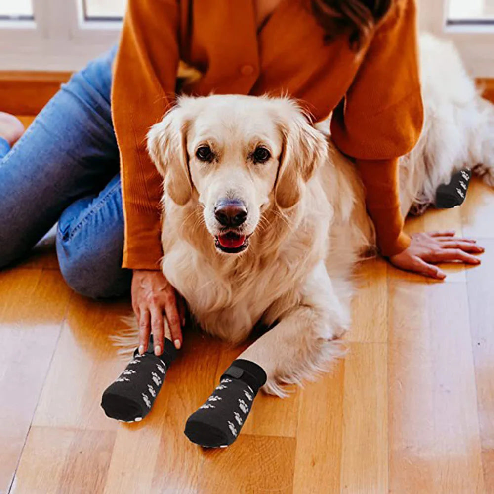 Dog Socks Anti-Slip - Soft Knitted Paw Protector for Indoor Wear - Deribla Store