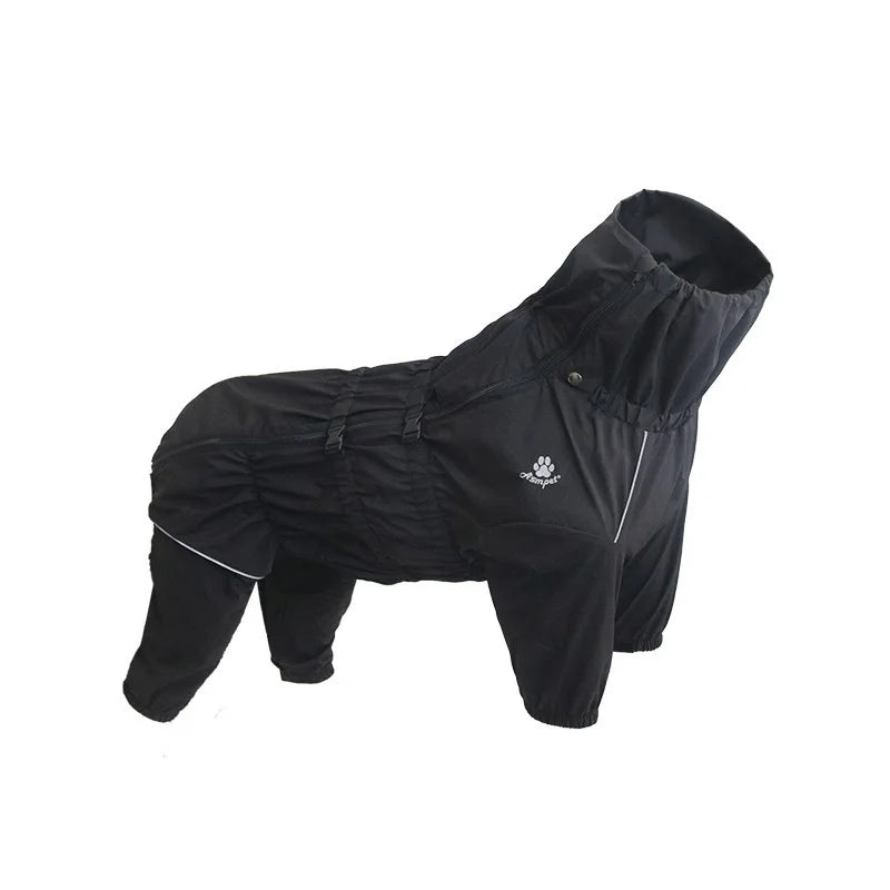 Waterproof Dog Raincoat - Reflective Winter Jacket with Hood for Small to Large Dogs - Deribla Store