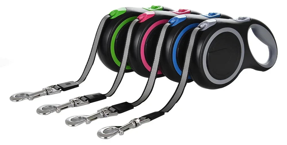 Retractable Dog Leash 3m/5m/8m - Heavy Duty 50kg Capacity - Deribla Store