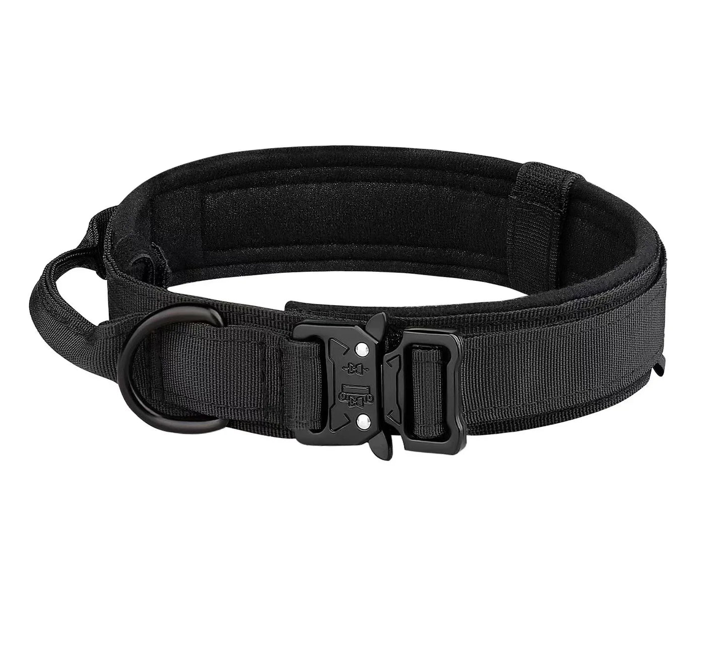 Tactical Dog Collar with Handle - Heavy-Duty Quick-Release Military Collar for Large Dogs - Deribla Store