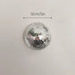 Wall Disco Ball Mirrored Designs Metallic Home Decor Mirror Ball