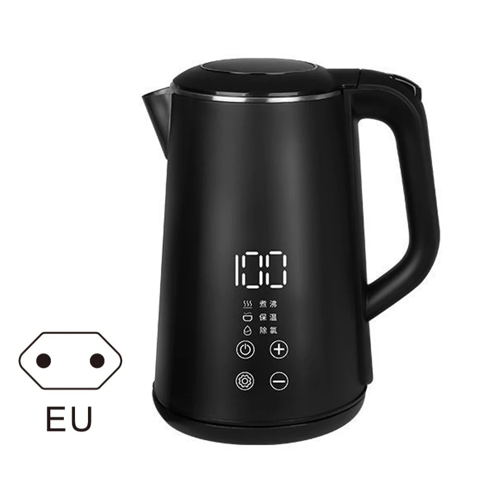 Electric Kettle 1.6L Temperature Control - 220V Auto Power-Off - Deribla Store