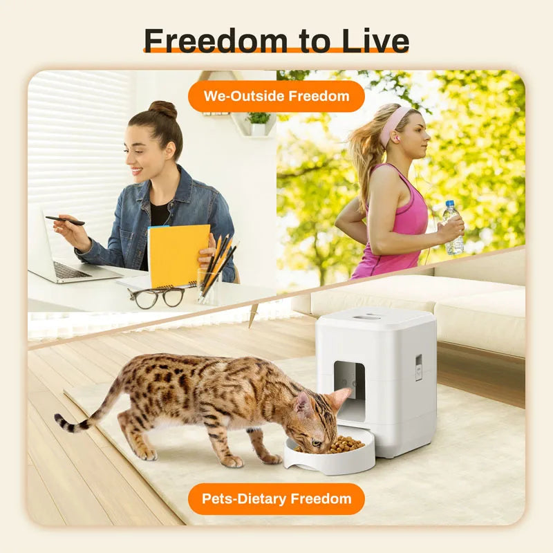 Automatic Pet Feeder WiFi 2L - Smart App Control - Deribla Store