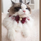 Pearl Lace Bowtie Collar
