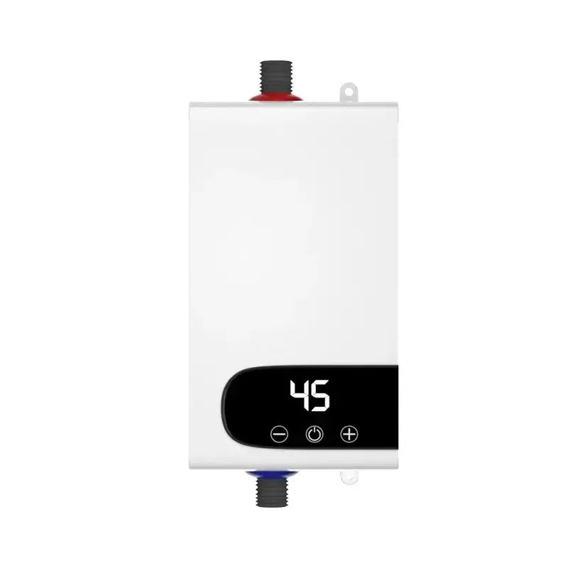 5500W Instant Electric Water Heater - 220V Tankless Hot Water Heater for Bathroom & Kitchen with LCD display.