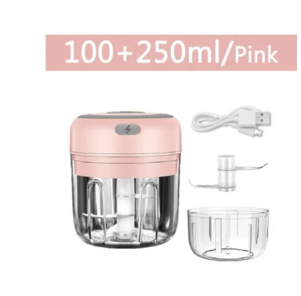 Electric Mini Garlic Chopper USB Rechargeable - Meat Grinder - Deribla Store