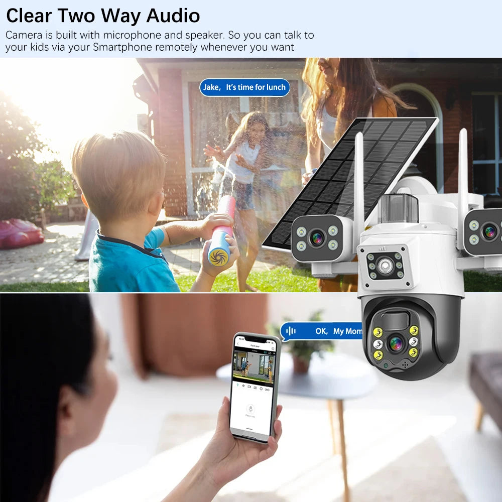 4G Solar Security Camera