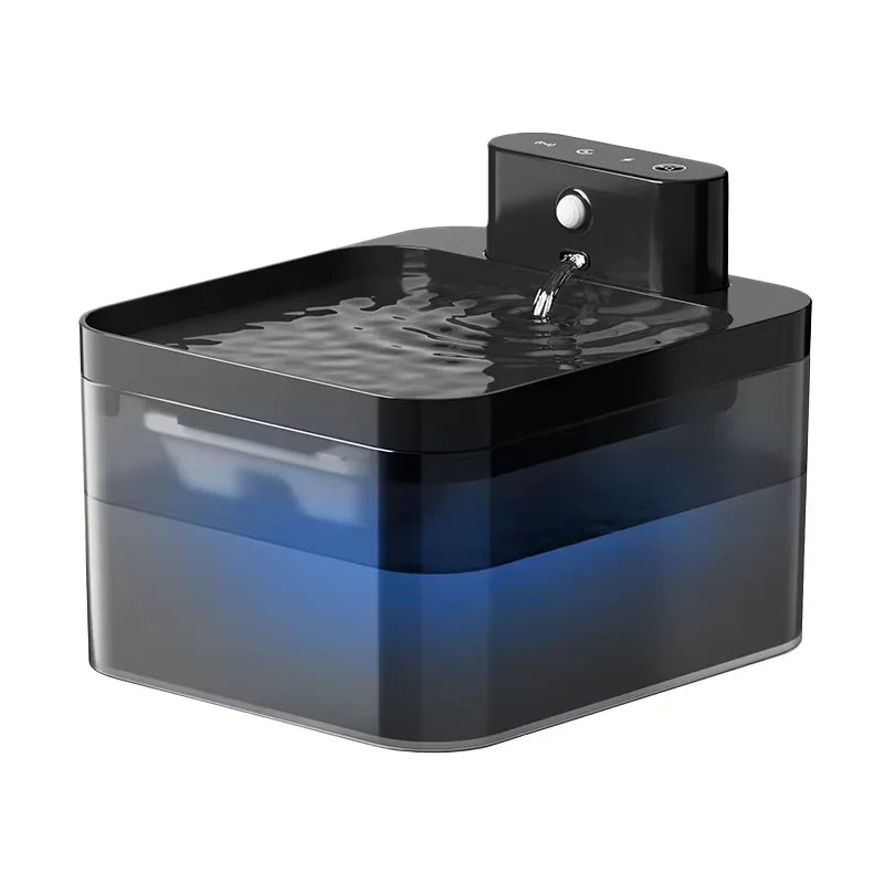 2.2L Wireless Pet Water Fountain - Rechargeable with Infrared Sensor & 3 Filters - Deribla Store