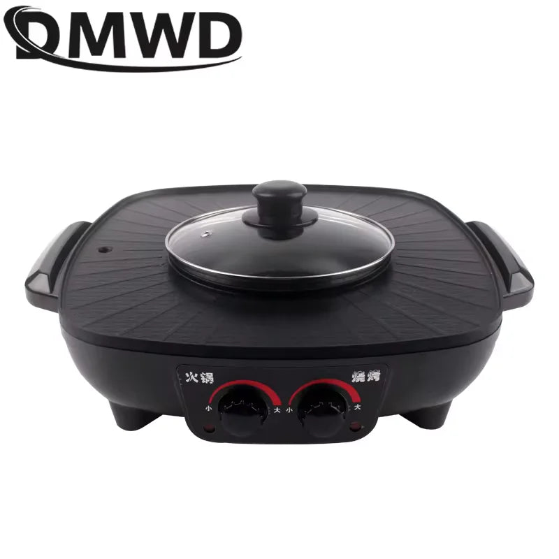 Electric Grill Smokeless BBQ DMWD - Korean Hot Pot Indoor - Deribla Store