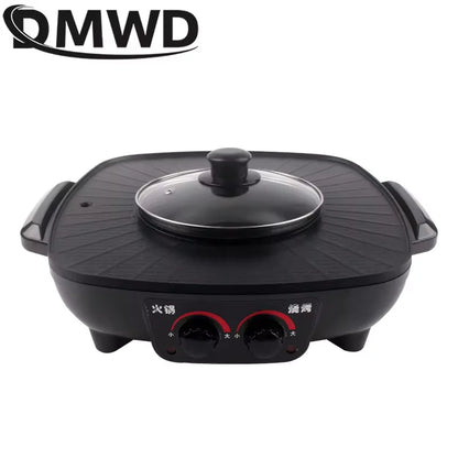 Electric Grill Smokeless BBQ DMWD - Korean Hot Pot Indoor - Deribla Store