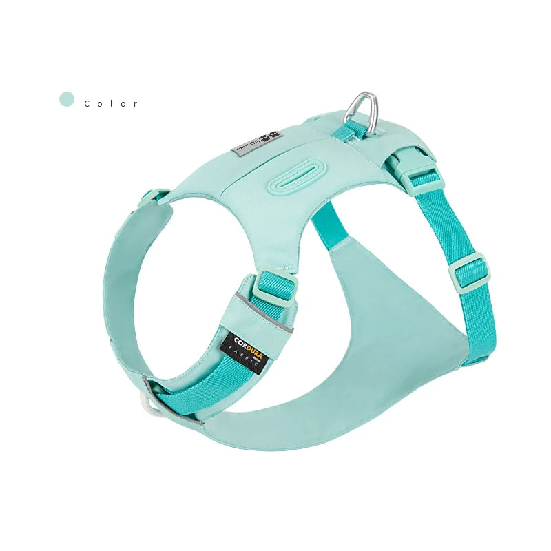 No-Pull Dog Harness - Reflective Nylon with Pocket & Adjustable Fit - Deribla Store