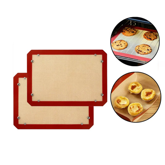 Portable Oven Baking Mat Button Silicone Baking Mat Heat-Resistant
