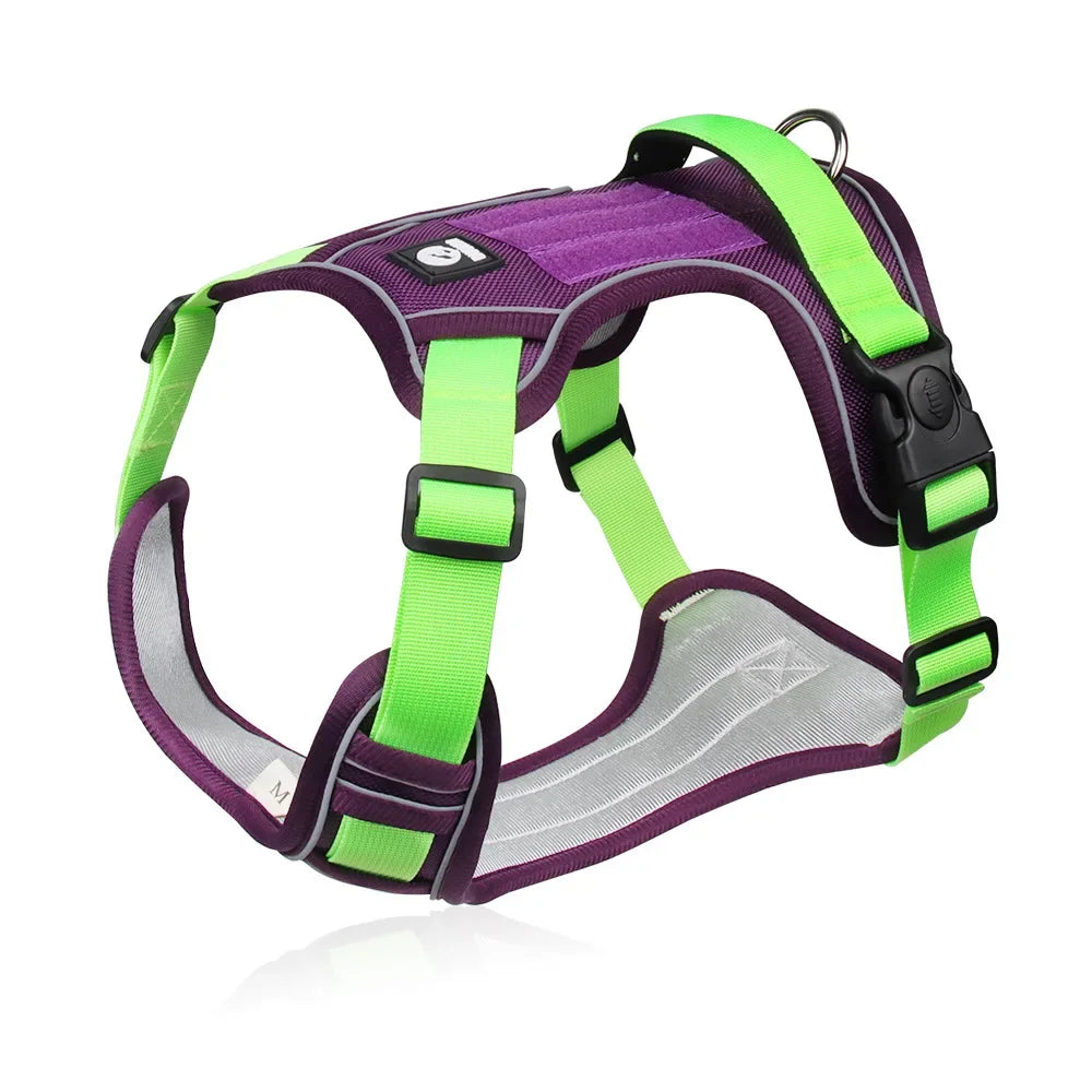Reflective Dog Harness - 1680D Waterproof Oxford Vest for Medium to Large Dogs - Deribla Store