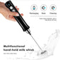 Electric Milk Frother Handheld Cordless - Coffee Foam Maker - Deribla Store