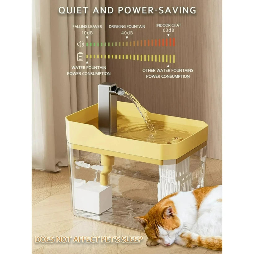 USB Cat Water Fountain - Automatic Drinking Dispenser with Filter & Pump - Deribla Store