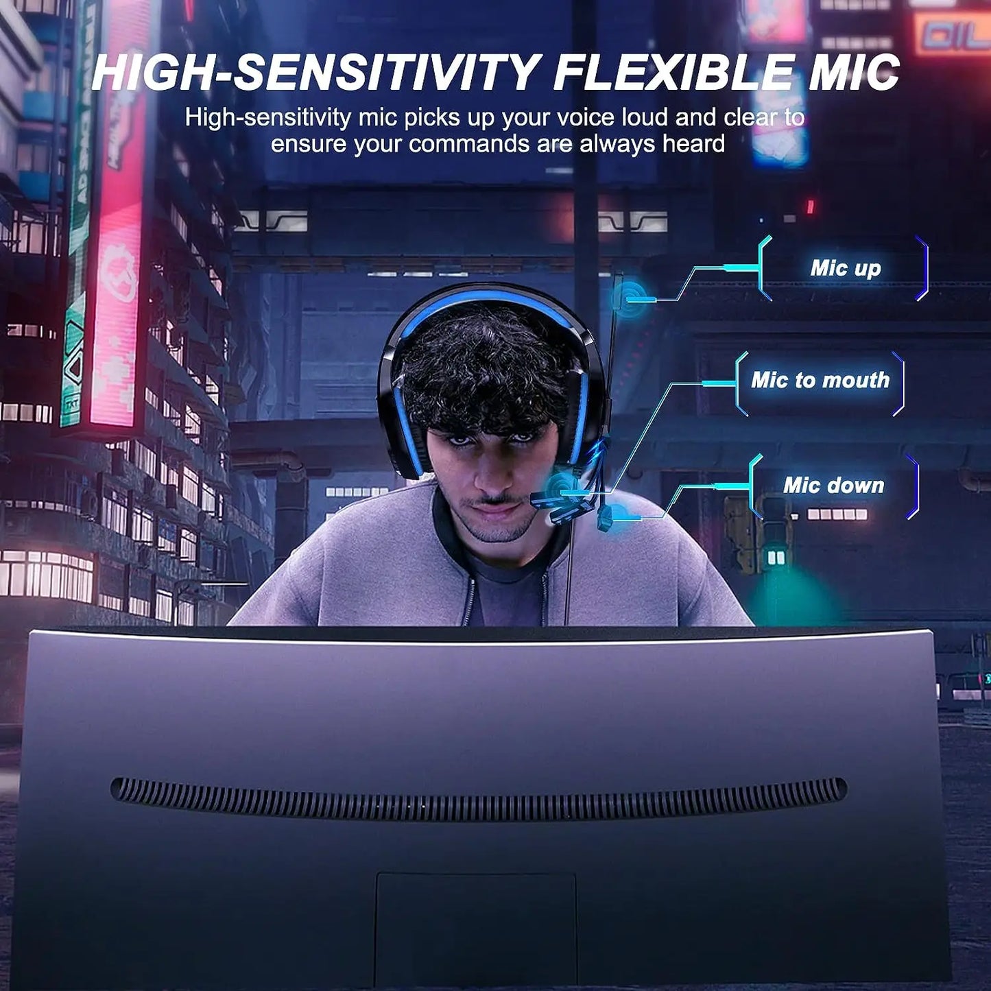 NPET HS10 3.5mm Wired Gaming Headphones With Microphone