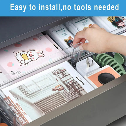 Adjustable Drawer Dividers Organizer – Expandable Kitchen & Dresser Storage