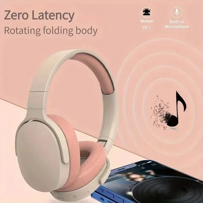 Fashion HIFI Stereo Headsets True Sports With Earphones TF/AUX Music